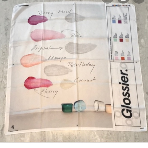 Glossier Accessories - Balm dot com glossier scarf NWT